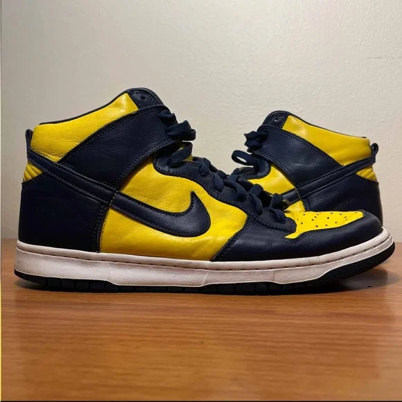 シューズ(男性用) NIKE Dunk High SP Retro 'Michigan' 24cm 15819562_29866681_600.jpg